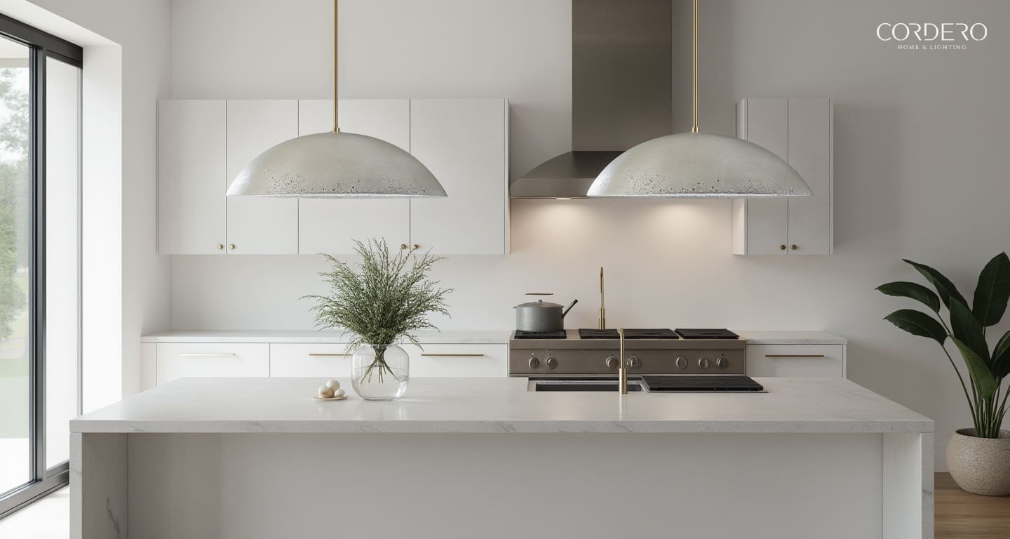 Concrete Pendant Light