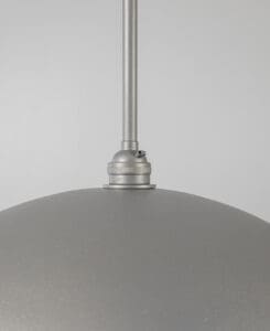 Gunmetal Smooth Dome Pendant Light