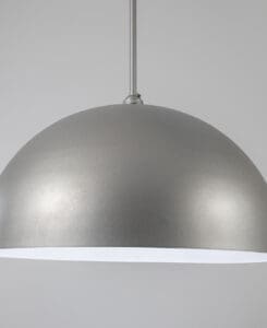 Gunmetal Smooth Dome Pendant Light
