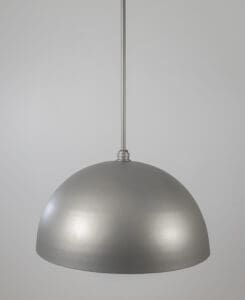 Gunmetal Smooth Dome Pendant Light
