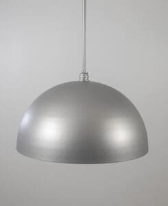 Gunmetal Smooth Dome Pendant Light