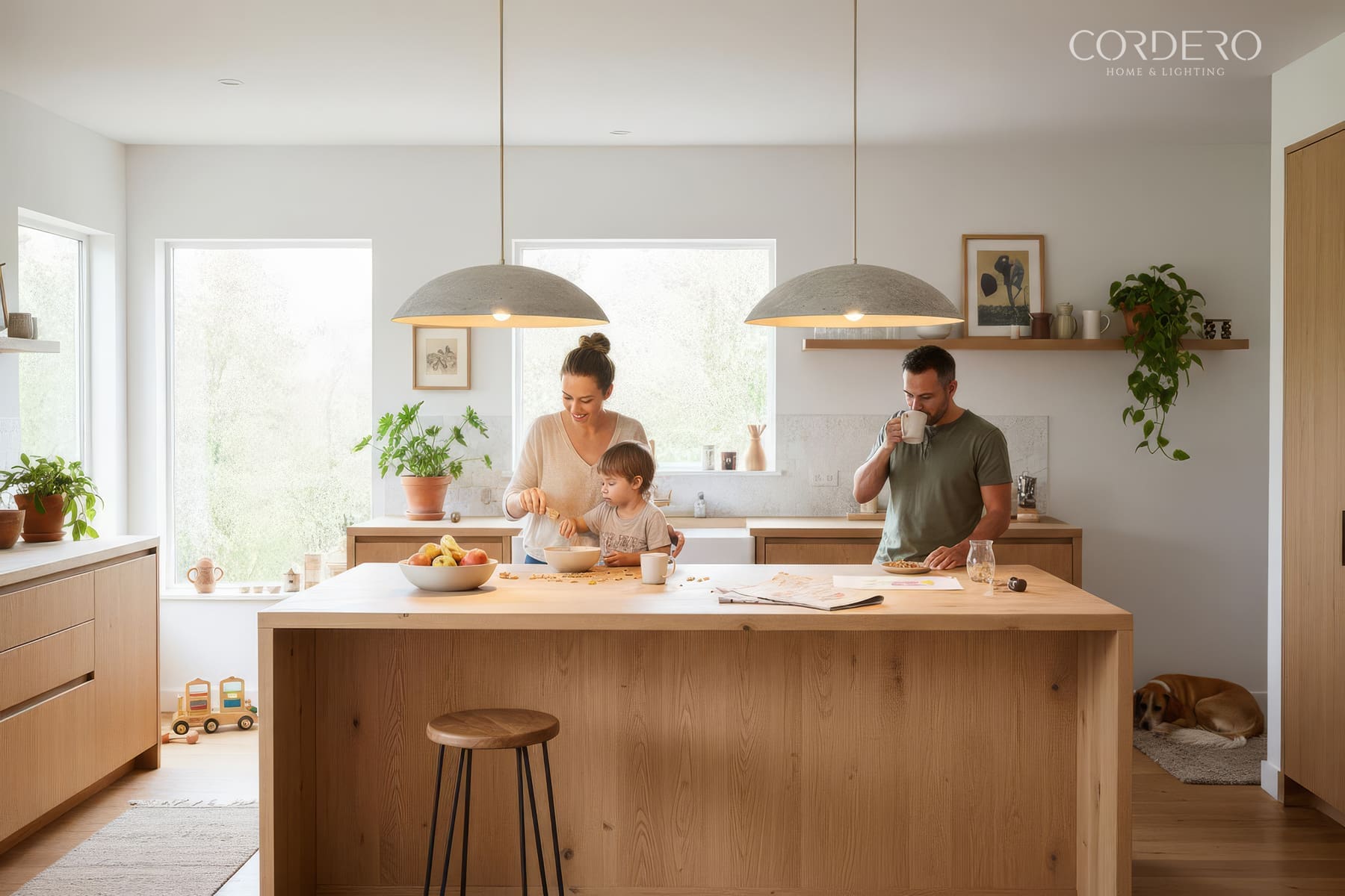 Concrete Pendant Light