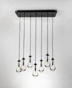 Dining Room Glass Chandelier