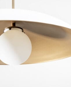 Skytop Satin Opal Glass Dome-5