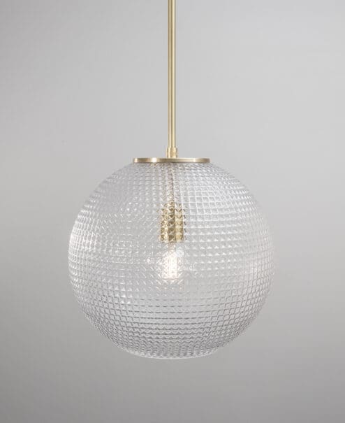 Diamond Globe Pendant Light