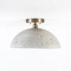 Galilean Concrete Flush Mount Light
