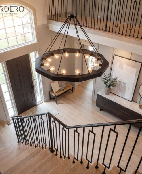 Wagon Wheel Chandelier