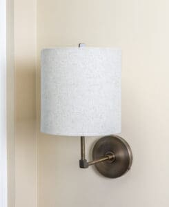 Linen Drum Wall Sconce