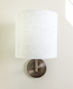Linen Drum Wall Sconce