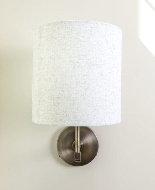 Linen Drum Wall Sconce