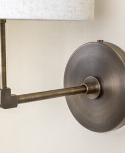 Linen Drum Wall Sconce