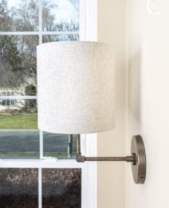 Linen Drum Wall Sconce