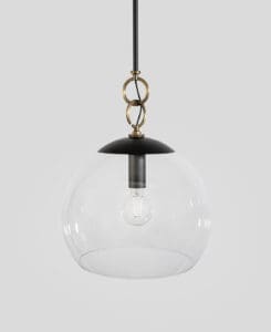 Glass Globe Pendant Light
