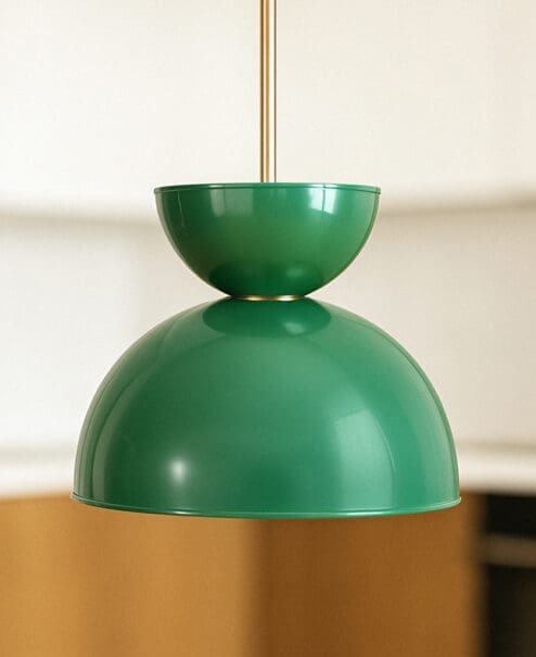 Nuvira Dome Pendant Light - Midnight Fern