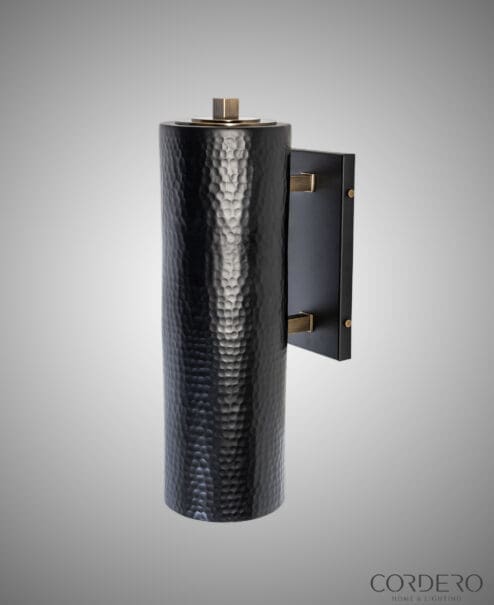 Outdoor Hammered Sconce
