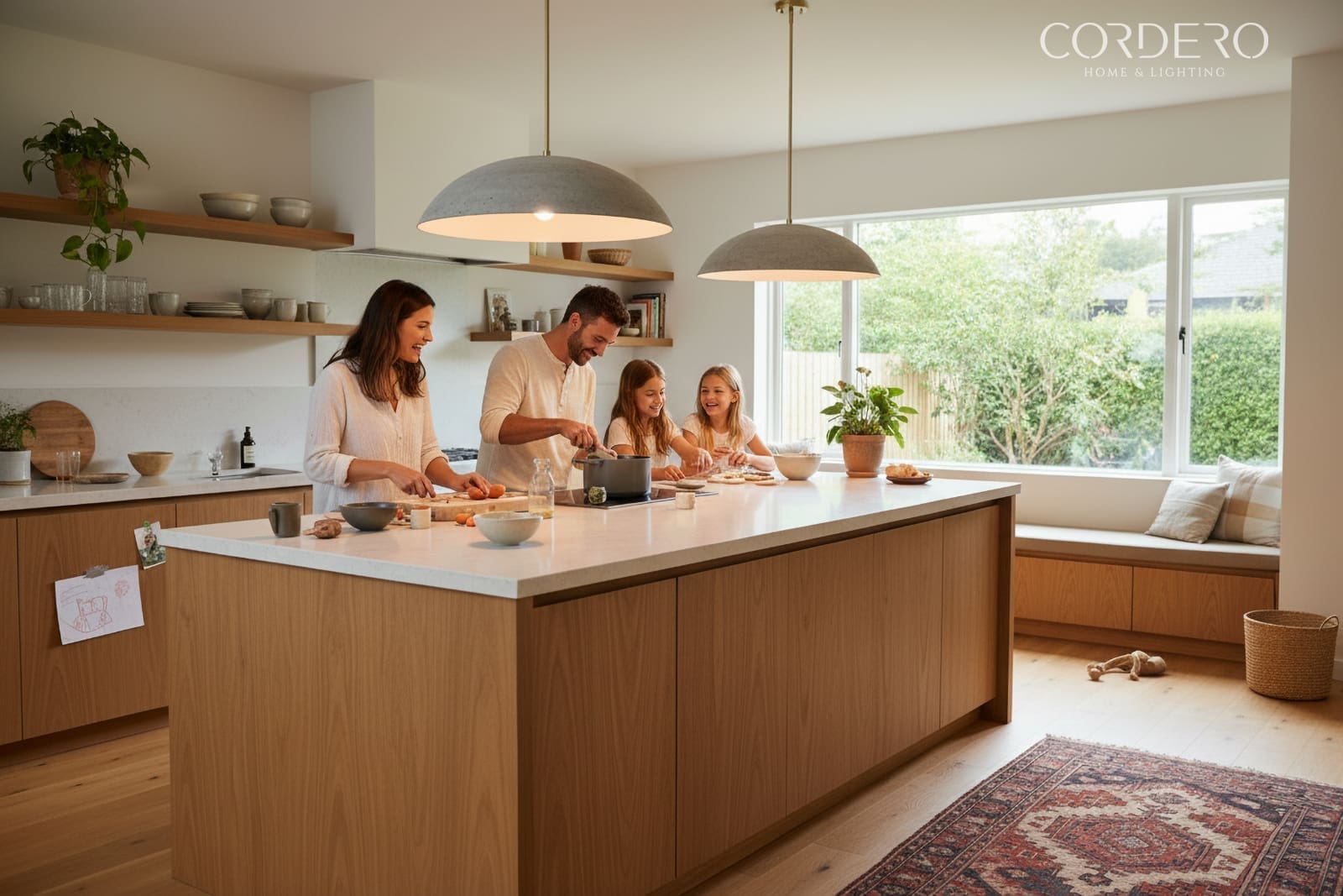 Concrete Pendant Light Fixture