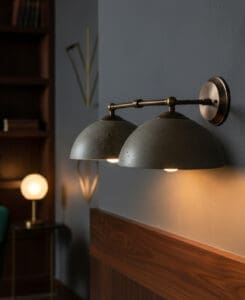 Concrete Dome Wall Sconce