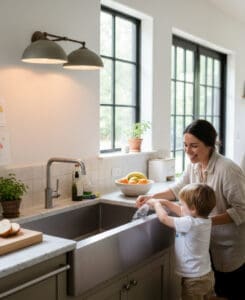 Concrete Dome Wall Sconce