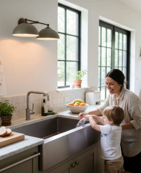 Concrete Dome Wall Sconce