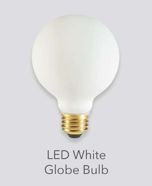 LED White Globe Bulb