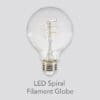 LED Spiral Globe Bulb