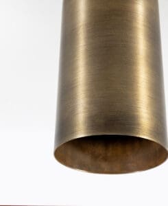 Brass Cylindrical Flush Mount Light