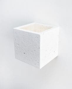 Concrete Cube Wall Sconce