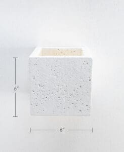 Concrete Cube Wall Sconce