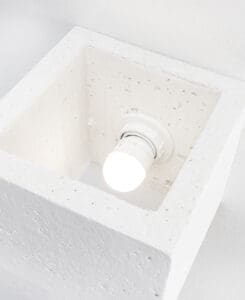 Concrete Cube Wall Sconce