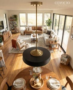 Solenne Slim Dome Pendant – Black_10