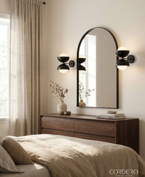 Alternative view of Lumivelle Double Dome Sconce